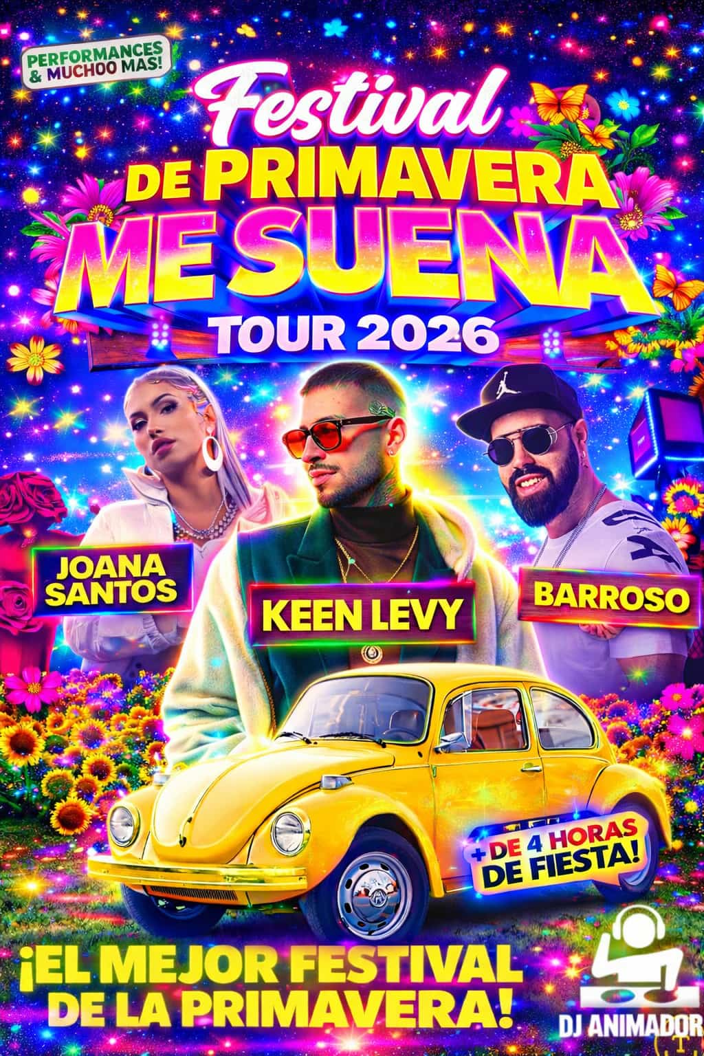 cartel festival de primavera contratacion emedemusica tu evento de primavera con grandes artistas